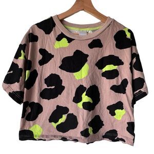 Women's Secret Treasures Short Sleeve Crew Neck Graphic sleepwear Print shirt S.